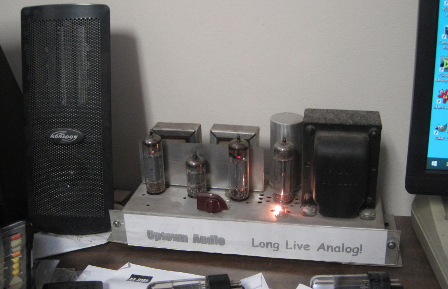 Desktop setup for Passive Speakers from PC Steve Hoffman Music Forums